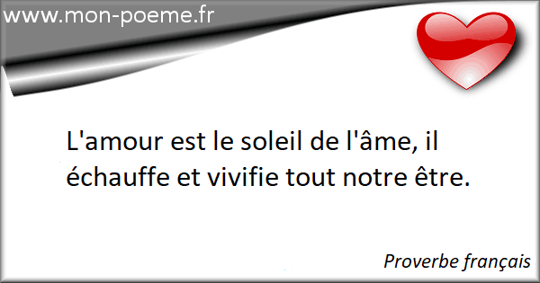 Proverbes Francais Sur L Amour