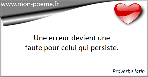 Proverbe Erreur 39 Proverbes Sur Erreur