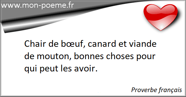 46 Proverbes Sur Viande De France Et Du Monde