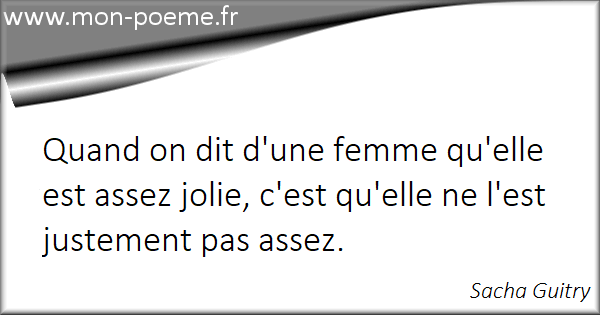 Les Citations Sur La Jolie Femme