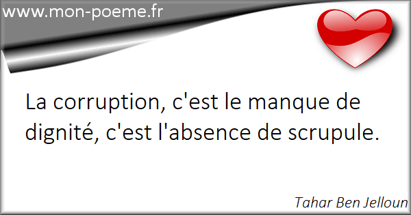 Les Citations De Celebrites Sur Corruption